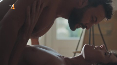 Anna Drijver - Sexy Scenes in Black Tulip s02E06 (2017)