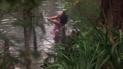 Adrienne Barbeau - Sexy Scenes in Swamp Thing (1982)