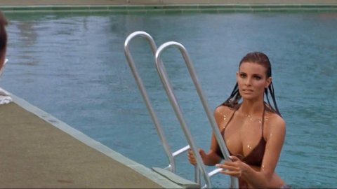 Raquel Welch, Christine Todd - Sexy Scenes in Lady in Cement (1968)