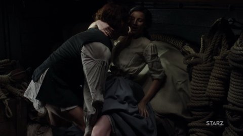 Caitriona Balfe - Sexy Scenes in Outlander s03e09 (2017)