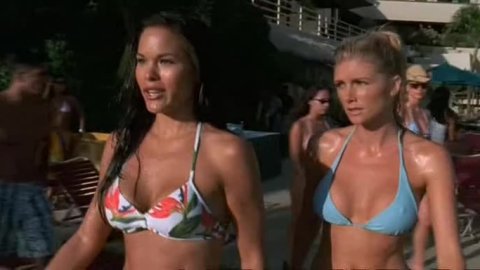 Brande Roderick, Stacy Kamano - Sexy Scenes in Baywatch: Hawaiian Wedding (2003)