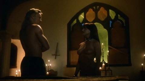 Julie Michaels - Sexy Scenes in Doctor Mordrid (1992)